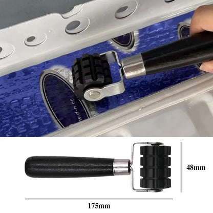 Car Soundproof Wheel Tire Patching Compaction Roller Wheel Automobile Audio Sound Insulation Cotton Roller Pushing Wheel Tool