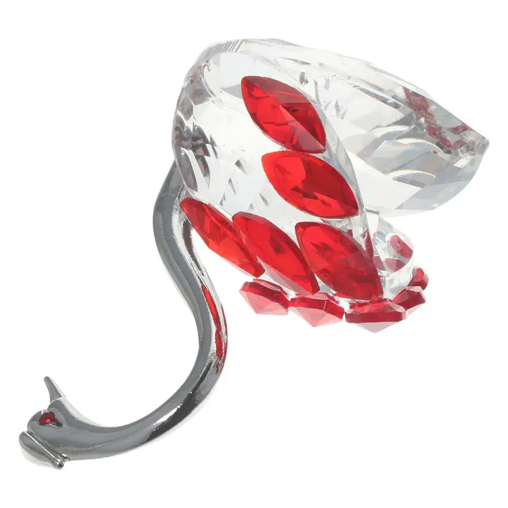 Beautiful Glass Home Decoration, Cute Swan Statue, Home Decoration, Dining Table Family Collection Gift, Home Crystal Decoration