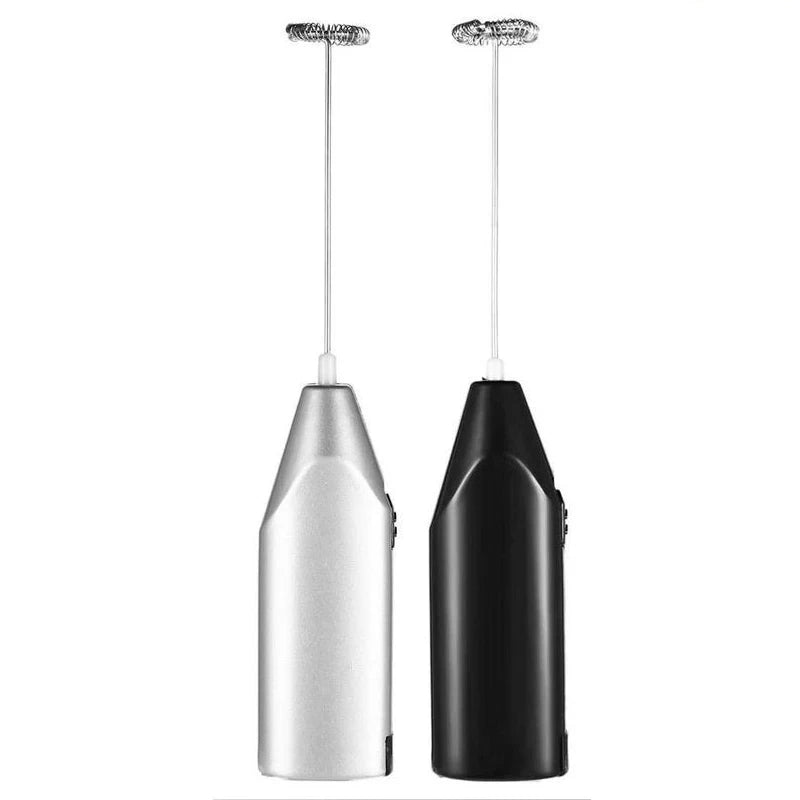 Mini Electric Milk Blender Handheld Eggbeater Stainless Steel Milk Milker Bubble Drink Stir Bar Creative Kitchen Cooking Tools