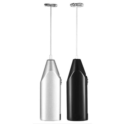 Mini Electric Milk Blender Handheld Eggbeater Stainless Steel Milk Milker Bubble Drink Stir Bar Creative Kitchen Cooking Tools