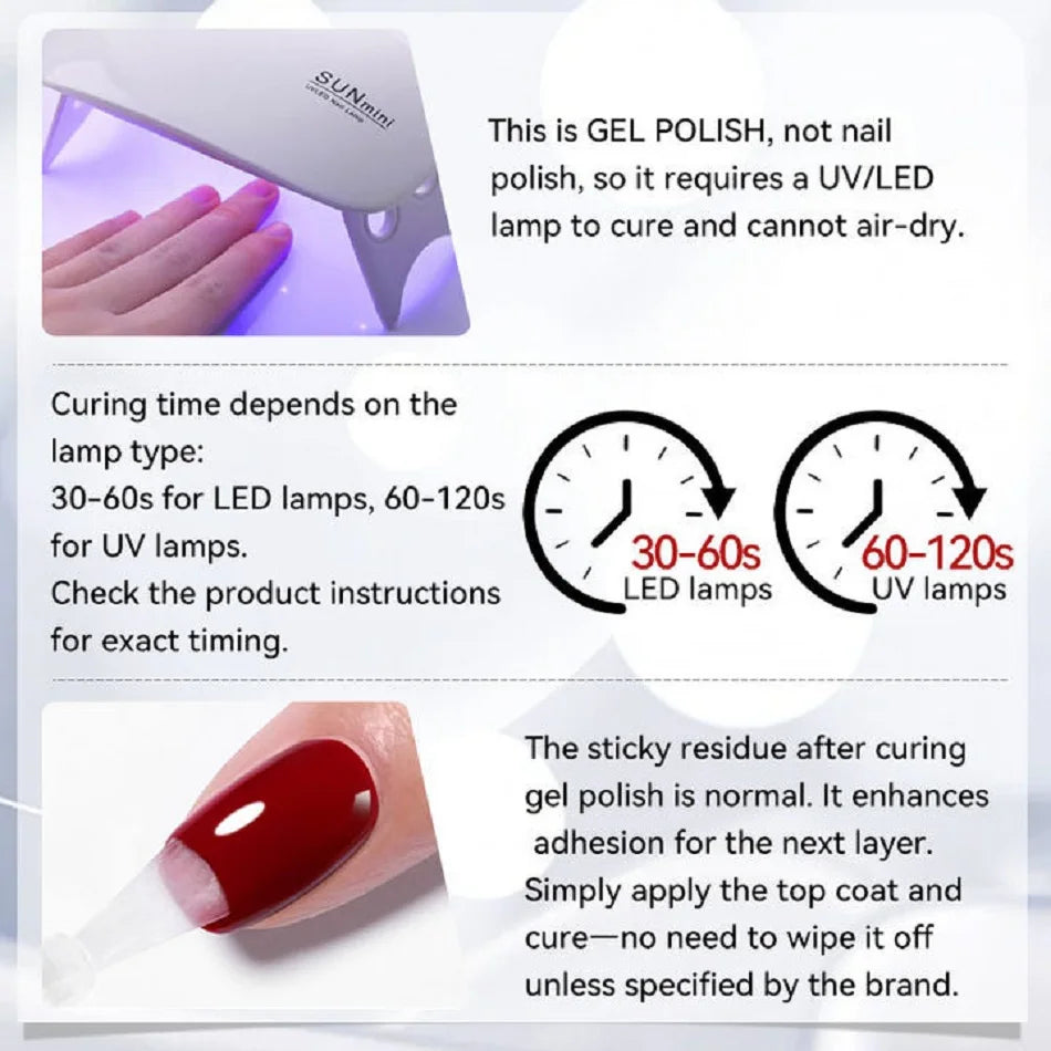 UR SUGAR 7ml Nude Crystal Rubber Base Gel Natural Color Semi Permanent Soak off UV LED Gel Nail Art Varnish