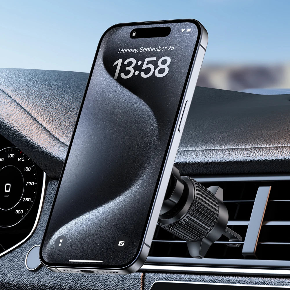 Magnetic Phone Holder 360° Rotation Strongest Magnet Car Air Vent Mobile Phones Mount for iPhone 16 15 14 13 Pro Max Accessories