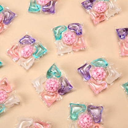 50-150Pcs 5 in 1 Beads Detergent Liquid Capsule Ball Multi-purpose Strong Detergent Laundry Cleaning Capsules for Home Dormitory