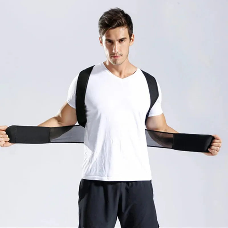 Posture Corrector Back Support Belt Orthopedic Posture Corset Back Brace Support Back Straightener Adjustable Shoulder Wrap XXXL