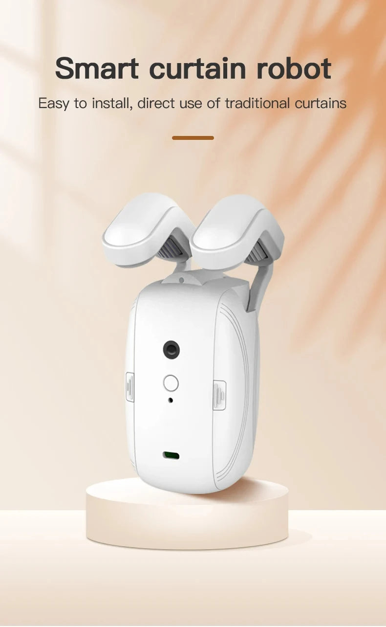 smart curtain opener WIFI/BL Smart Curtain robot Motor Roman Rod Rail Automatic Curtain Electric Curtain robot Remote Control