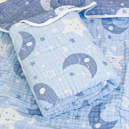 Baby Muslin Blanket Newborn Swaddle Blanket For Boys Girls Bamboo Soft Nursery Receiving Blanket For Bed Crib Quilt Bath Towel