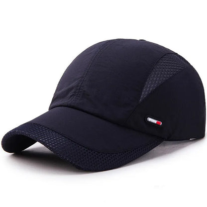 Summer Outdoor Sports Quick-Drying Mesh Baseball Cap Yuda Men Cap Simple Solid Color Hat