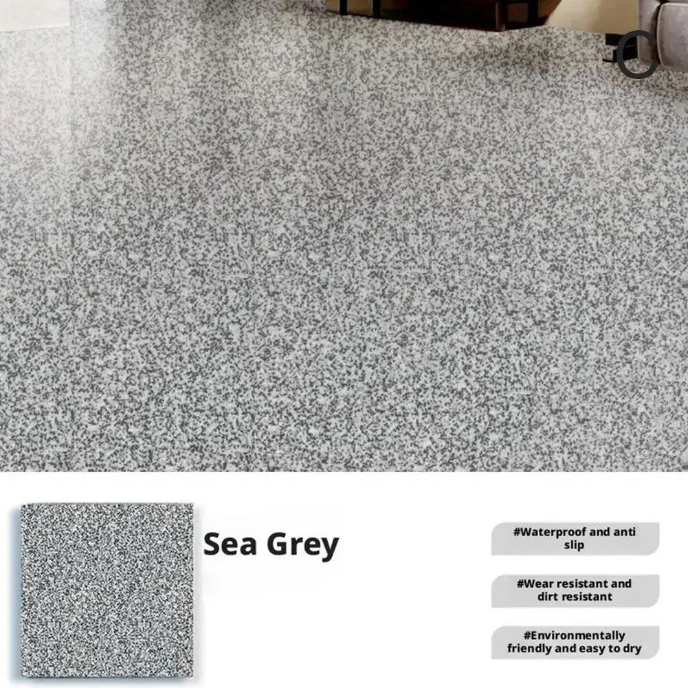 High-Gloss Marble Effect Epoxy Floor Coating, Louis Floor Waterproof Floor Epoxy Paint, Paint, Forest Paint, Floor Garage E2H2