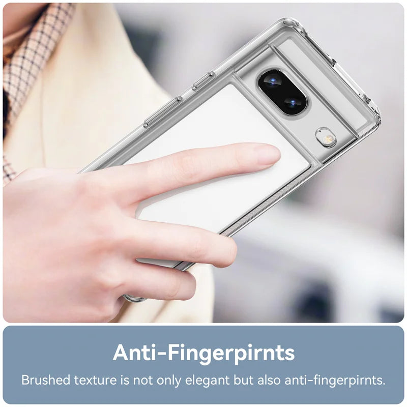 For Google Pixel 7 Case Cover Google Pixel 8 7 Pro 7A Capas Shockproof Clear Transparent Multicolour Fundas Google Pixel 7 Pro