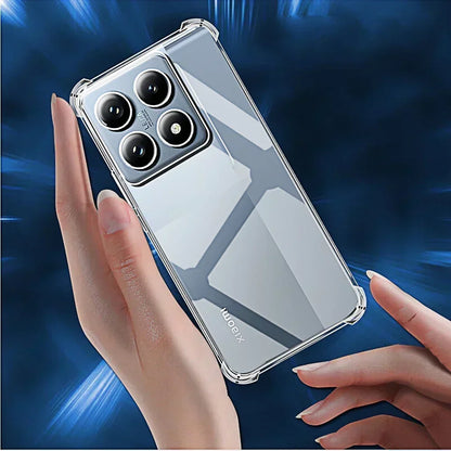 Shockproof Phone Case for Xiaomi 14Tpro 13T 12T 11T 14T Pro Transparent Clear Silicone Soft TPU 14 13 12 11 T T14 Back Cover