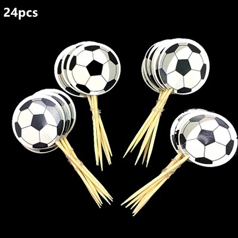 108*180cm Football Tablecloth Party Supplies Disposable Plate Tableware Party Birthday Party Decor Kids Boy Soccer Party Supplie