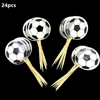 108*180cm Football Tablecloth Party Supplies Disposable Plate Tableware Party Birthday Party Decor Kids Boy Soccer Party Supplie