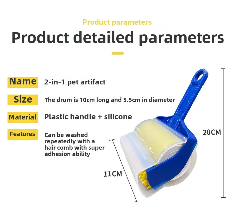 Reusable Lint Remover Washable Silicone Dust Wiper Cat Dog Comb Tool Pet Hair Remover Cleaning Brush Tools Sticky Roller Brush
