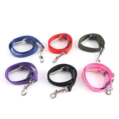 Adjustable Pet Cat Dog Car Seat Belt Pet Seat Vehicle Dog Harness Lead Clip Safety Lever Traction Dog Collars Dogs Accessoires