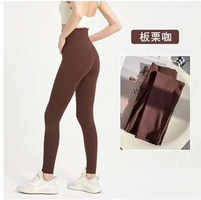 No need wear Underware Yoga Sport Pant Fitness Workout Tights and Soft Women High Waist Running Gym Leggings