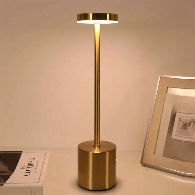 Office Decorative Lamp with Metal Brushed Texture USB Convenient Desk Lamp Suitable for Bedrooms Dining Rooms Living Rooms