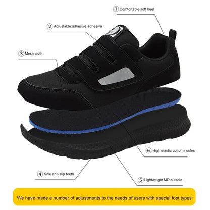 2025 Diabetic Shoes Slip-On Orthopedic Shoes Non-Slip Lightweight Edema