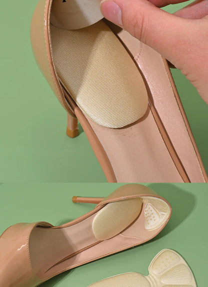 T-Shaped Heel Protectors Stickers Womens Shoes Heel Cushion Foot Care Products Non Slip Shoe Pads High Heels Half Shoe Inserts