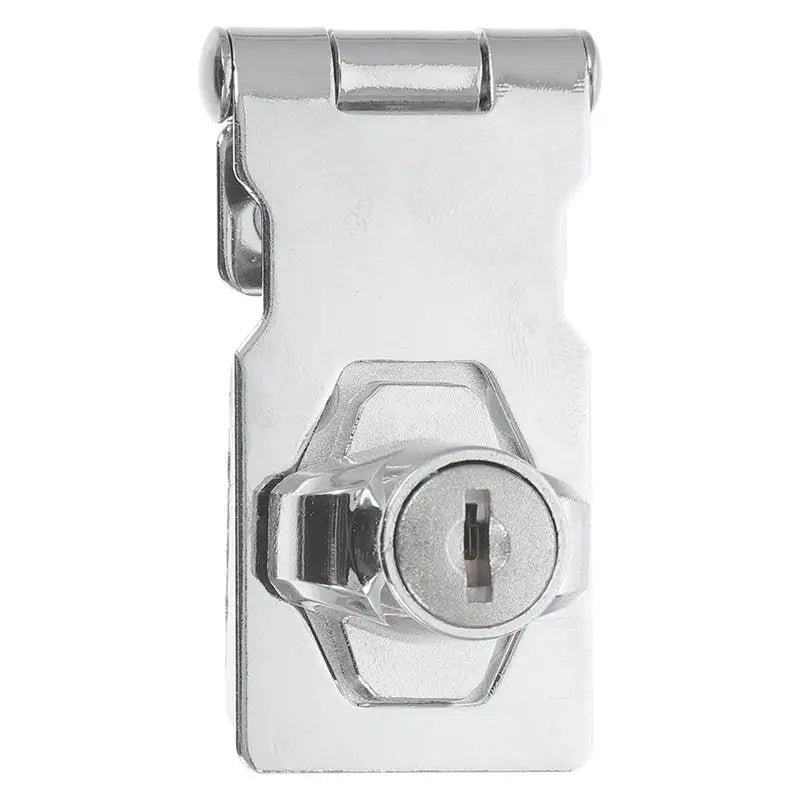 Cabinet Door Locks Stainless Steel Heavy Duty Hasp Locking Latch File Cupboard Drawer Showcase Cabinet Keyed Security