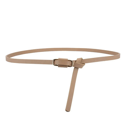 Metal Buckle Thin Stretchy Waist Belt Striped Elastic Waistband Elegant Women Girdle Female Belt Fashion Apparel Accessories New