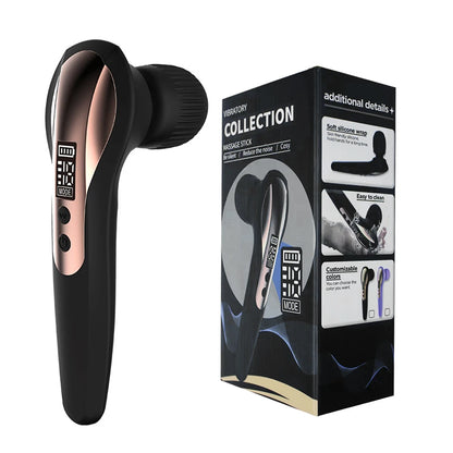 Portable Massage Gun 19 Mode 4 Speed Personal Handheld Vibrating Massager Deep Tissue Muscle Percussion Massager For Full Body