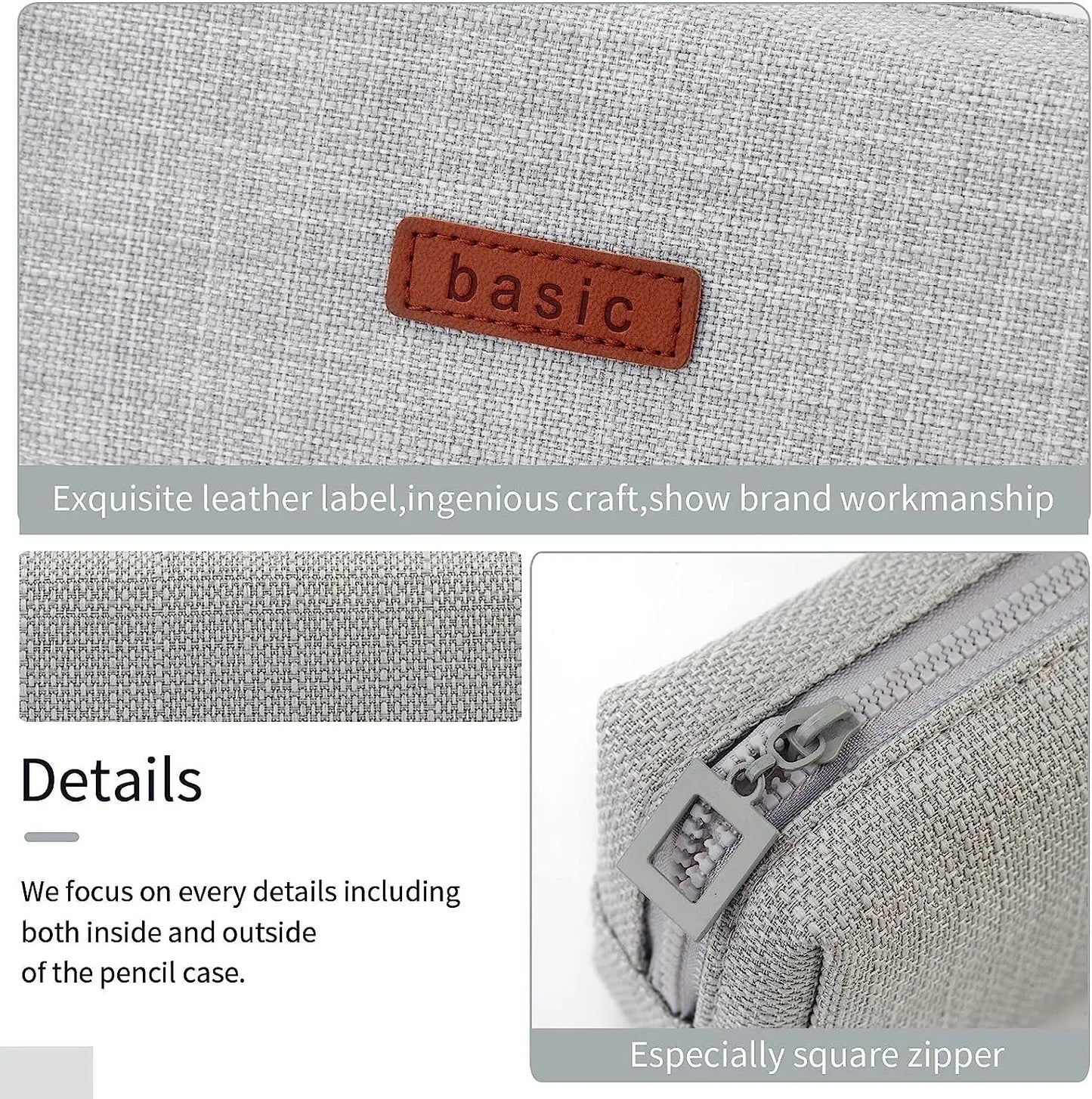 Pencil Case Student Pencil Pouch Cosmetic Bag Office Stationery Korean Organizer For Student School Supplies