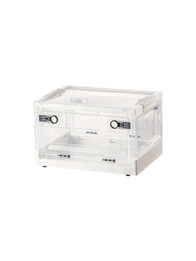Foldable Book Storage Box, Student Book Box, Dormitory For Book Sorting Box, Transparent Home Storage Box, Book Box