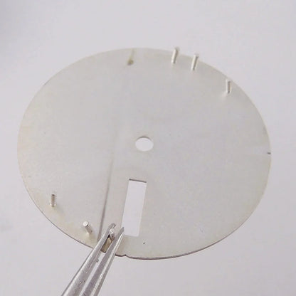 NH36 Watch Dial 29mm Weekday Date Orange/white/black Dial Face Plate Green Lume for Diver Watch Hand Set