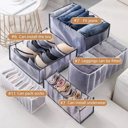 Closet Organizer Underwear Organizer For Wardrobe Clothes Organizers Cabinets Drawer Organizers Bra Socks Storage Organizer Box