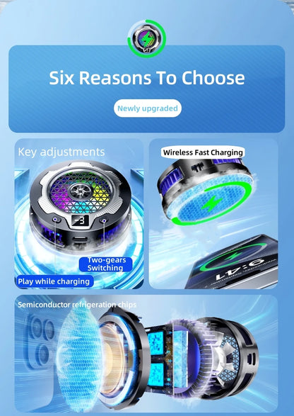 SL15 New Mobile Phone Radiator for Mobile Phone Phablet Fan Semiconductor Mobile Phone Cooler Gaming Cooler Mobile Phone