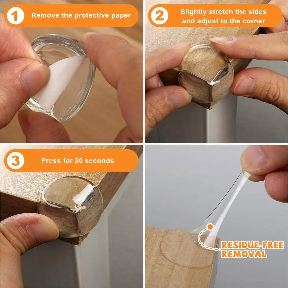 B78B-Corner Protector, Baby Proofing Table Corner Guards, Keep Child Safe, Protectors For Furniture Sharp Corners (18 Pack)