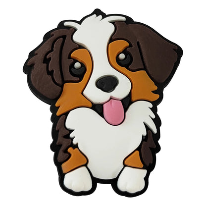 Animals Cute Dog Shoe Charms for Crocs Accessories Decoration Pin Bracelet Wristband DIY Kids Women Gifts