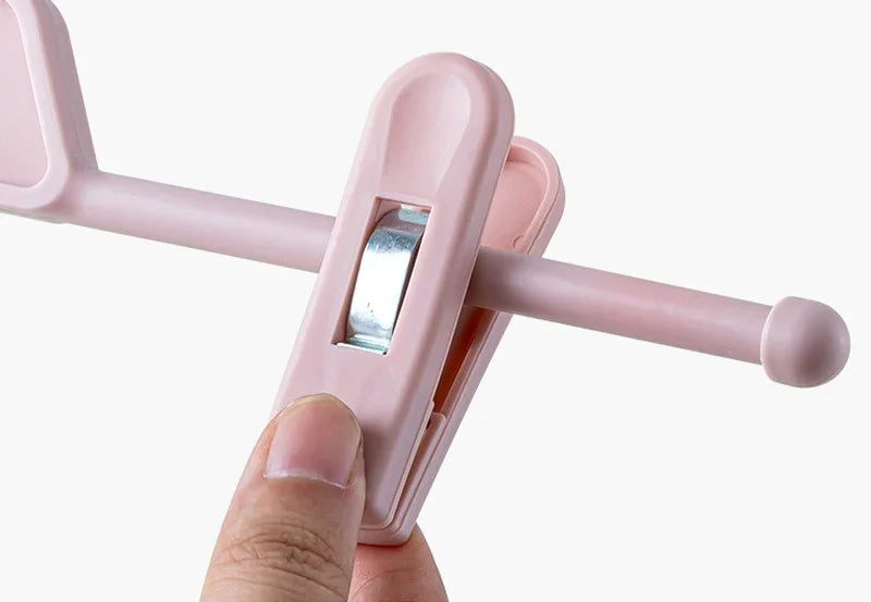 3/6Pcs Pants Skirts Non-slip Clips Hanger Wardrobe Attachable Clothes Organizer Household Space-saving Trousers Drying Racks