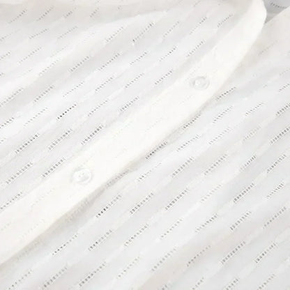 Casual Loose Women Short Two Piece Set Suit Fashion Blouse Long Sleeve Shirt Lady Simple Style Shorts Streetwear Blouse Tops