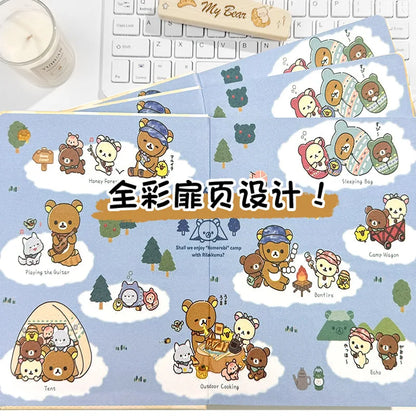 Rilakkuma Notebooks Anime Relax Bear A5 Journal Student Writing Notepad Kids New School Stationery Office Supplies Children Gift