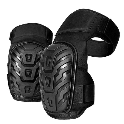 Construction Knee Pads with Thick Foam and Gel Cushioning, Adjustable Kneepads Straps for Work Flooring Gardening