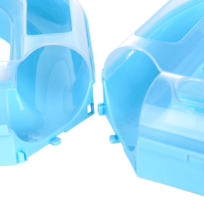 Interactive Cat Turntable Toy - 8-Shaped Track Tunnel with Spinning Ball, Multi-Cat Playhouse for Indoor Kittens