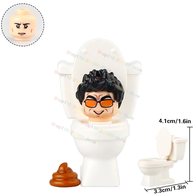 Hot Game Building Blocks Skibidi Toilet Accessories TV Monitor Cameraman Speakman Figures Toys KDL829 KDL826 KDL828