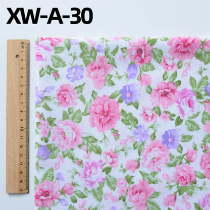 Fabric cotton handmade diy bedding flowers garden flowers pure cotton printing fabric twill cotton fabric sewing