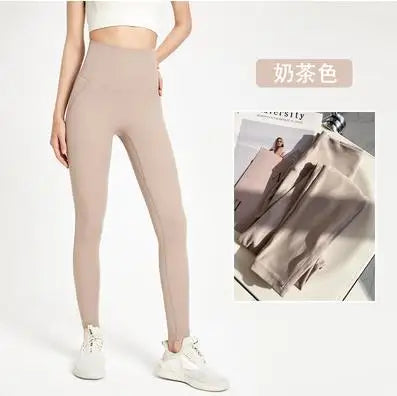No need wear Underware Yoga Sport Pant Fitness Workout Tights and Soft Women High Waist Running Gym Leggings