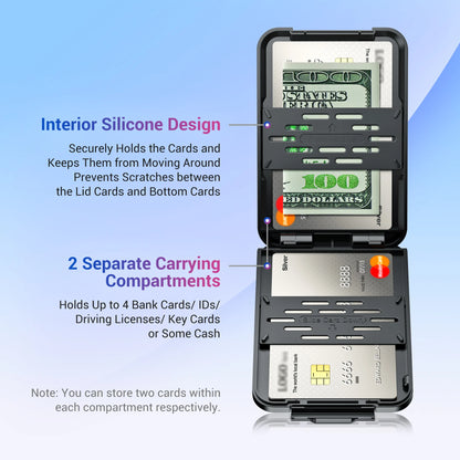 Magnetic Wallet & Card Holder with RFID Blocking Function for iPhone 16 15 14 Pro/ Pro Max/ 13 Pro Max/ 13 12 Pro MagSafe Wallet