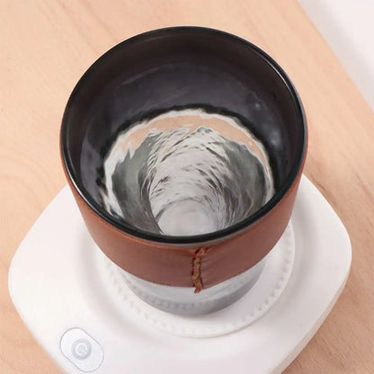 USB Charging Magnetic Suspension Blender Easy to Use Stirring Artifact Electric Coffee Blender Anti- slip Base Smart