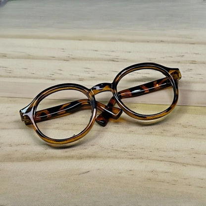 LABUBU 17cm Doll 6.5cm Transparent Glasses Stylish Sunglasses for 1/8 -1/4 BJD Doll Accessories