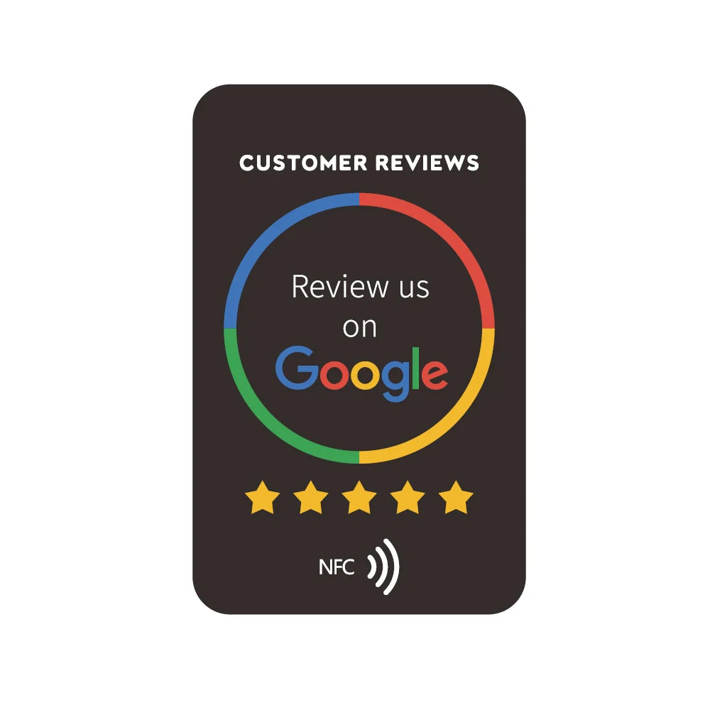 NFC Card for Google Review Business Card NFC215 504Bytes review us on Google
