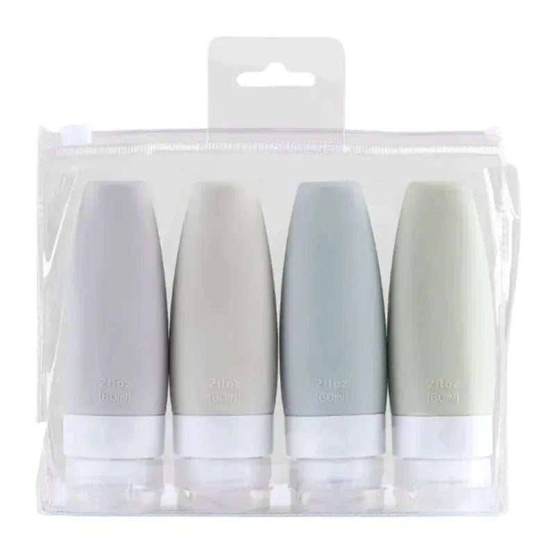 New Leak Proof Travel Bottles Set Travel Containers for Travel Size Toiletries Portable Quart Bag Storage Shampoo Lotion