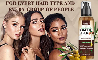 100ml Natural Argan Oil Hair Serum Repair Strengthening Moisturize Shiny Hair Healthy Scalps Treatment Care Conditioner