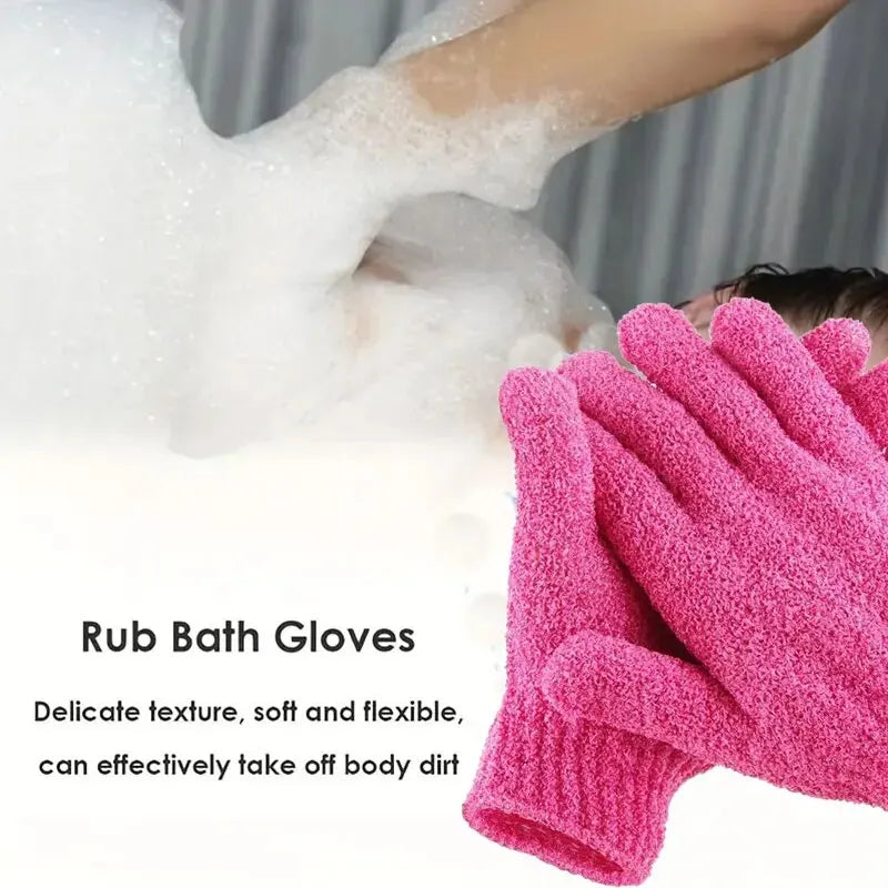 Bath Gloves Foam Mesh Massage Bath Gloves Scrub Bath Bath Accessories Exfoliator Mud Rub Back Bath Gloves