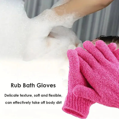 Bath Gloves Foam Mesh Massage Bath Gloves Scrub Bath Bath Accessories Exfoliator Mud Rub Back Bath Gloves