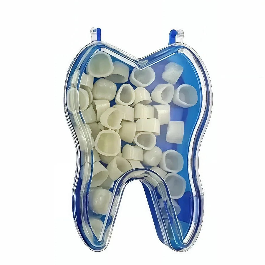 Teeth Veneers Dentistry Tooth Whitening Tools 50 Pcs/Box Dental Temporary Crown Kit Anterior Front Molar Posterior