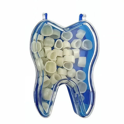 Teeth Veneers Dentistry Tooth Whitening Tools 50 Pcs/Box Dental Temporary Crown Kit Anterior Front Molar Posterior